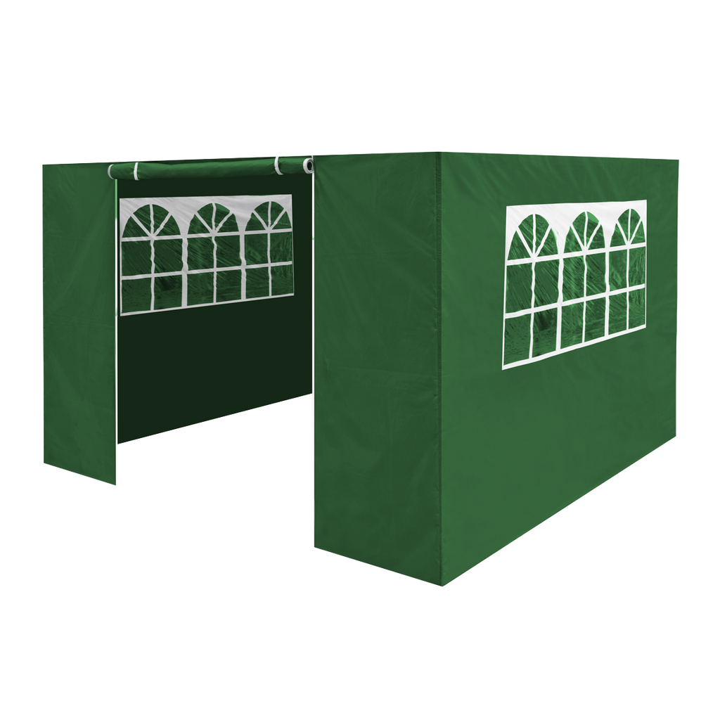 Dellonda Premium Fabric Side Panels - Dark Green DG148