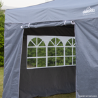 Dellonda Premium Fabric Side Panels - Grey DG149