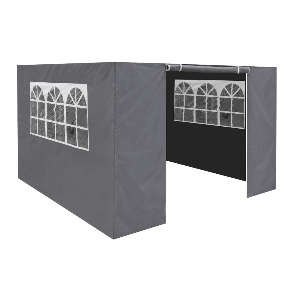 Dellonda Premium Fabric Side Panels - Grey DG149