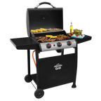 3 Burner Gas BBQ Grill with Piezo Ignition & Thermometer DG14