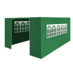Dellonda Premium Gazebo Side Walls/Doors/Windows, 3 x 4.5m Models - Dark Green DG152