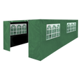 Dellonda Premium Gazebo Side Walls/Doors/Windows, 3 x 6m Models - Dark Green DG156