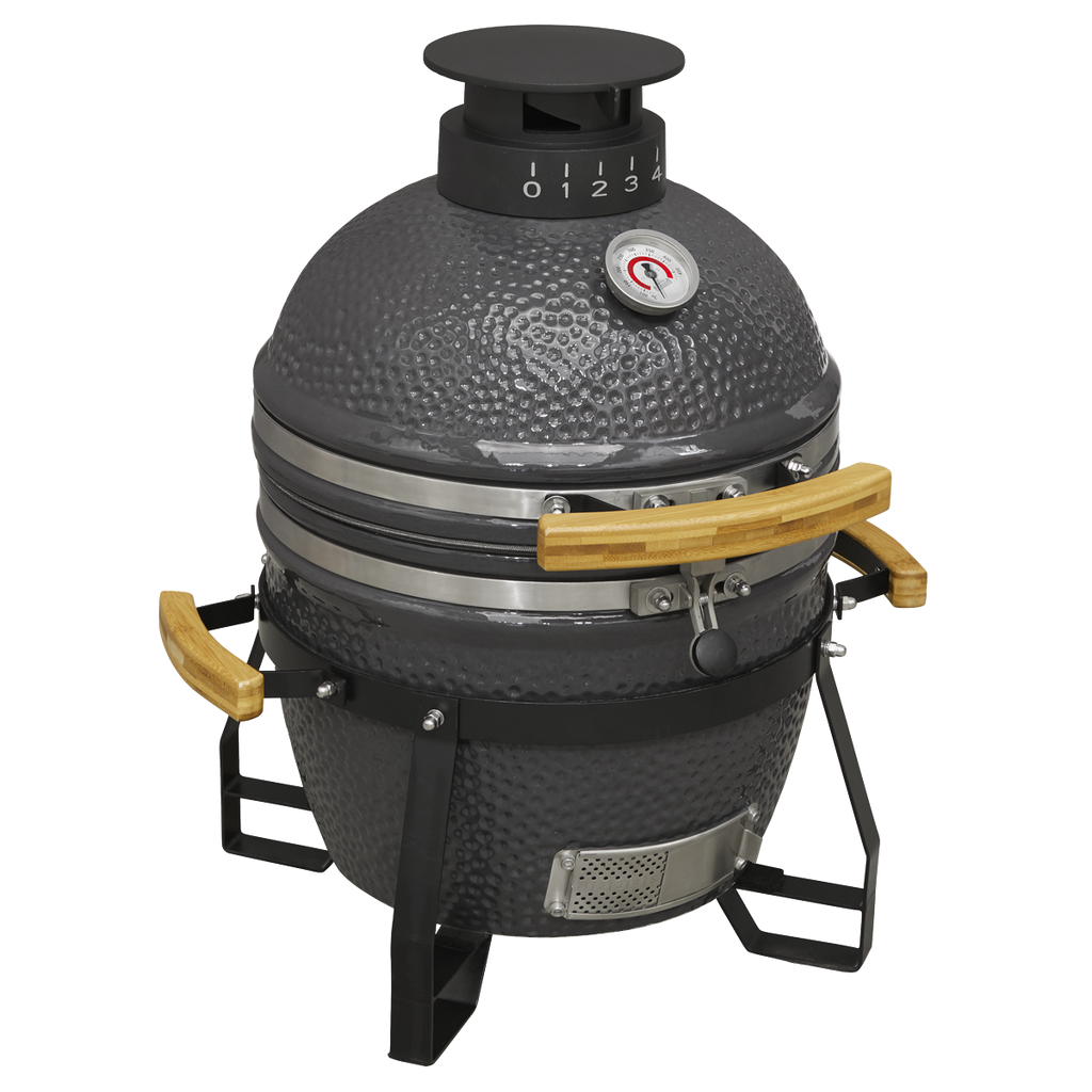 Deluxe 16"(40cm) Ceramic Kamado Style BBQ DG158