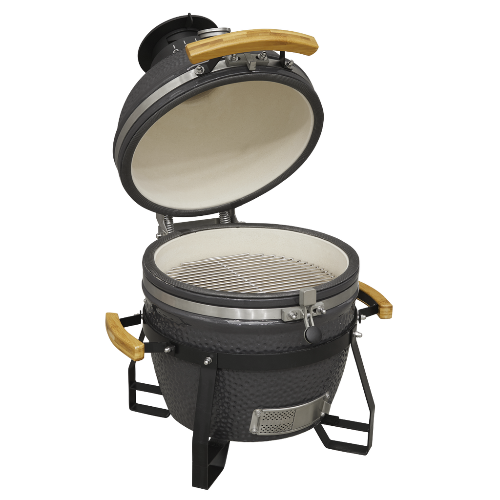 Deluxe 16"(40cm) Ceramic Kamado Style BBQ DG158