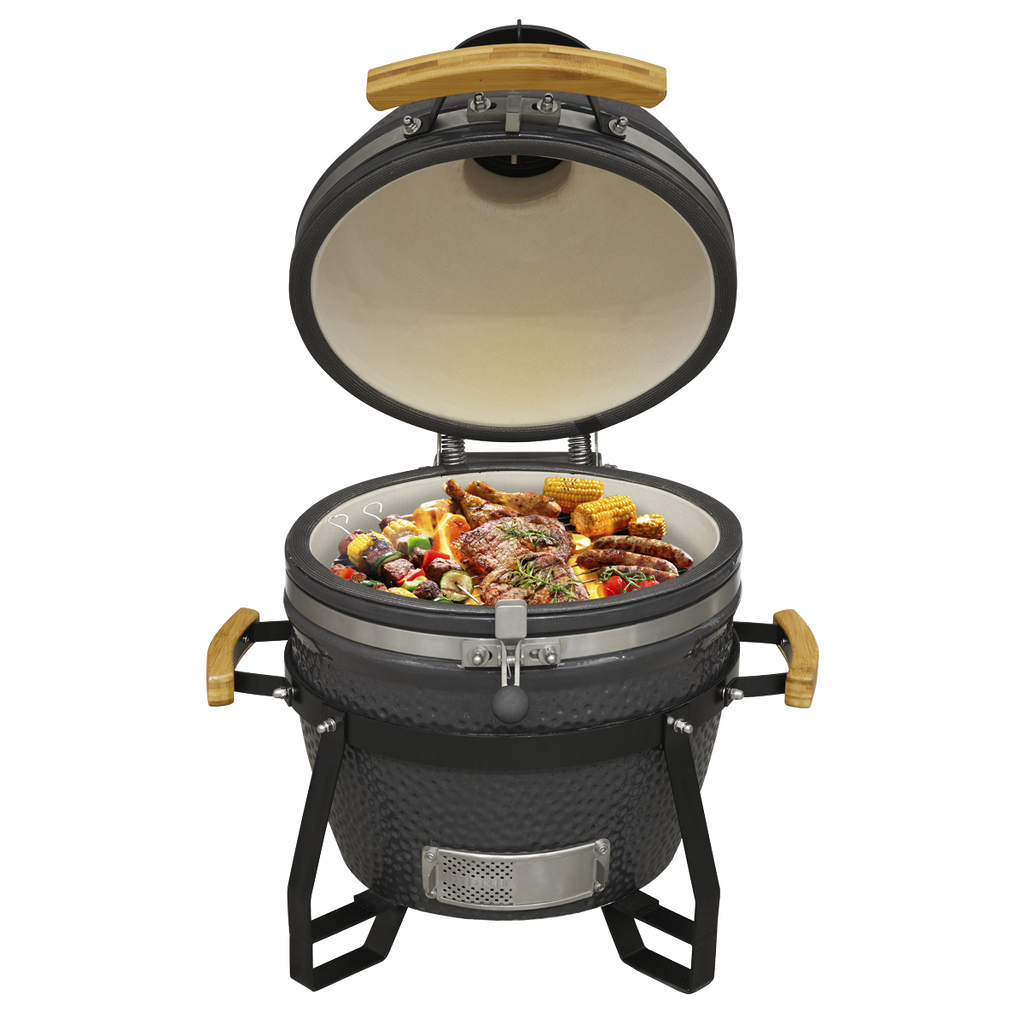Deluxe 16"(40cm) Ceramic Kamado Style BBQ DG158