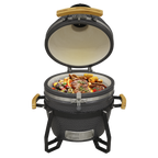 Deluxe 16"(40cm) Ceramic Kamado Style BBQ DG158