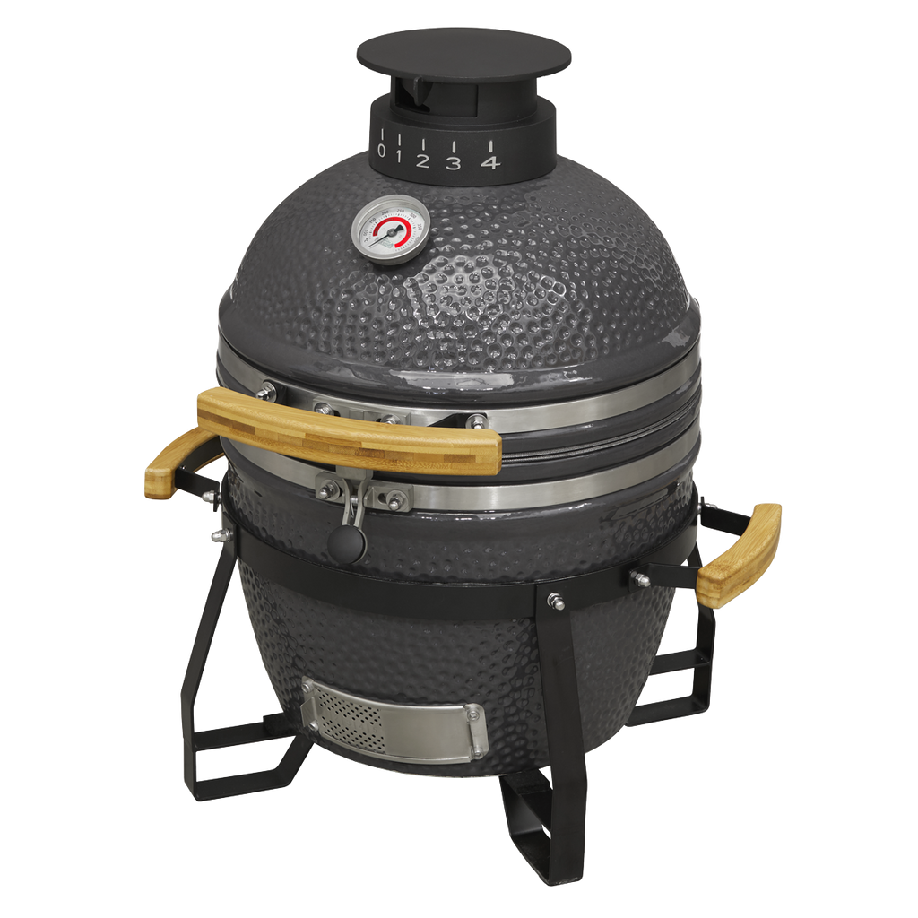 Deluxe 16"(40cm) Ceramic Kamado Style BBQ DG158