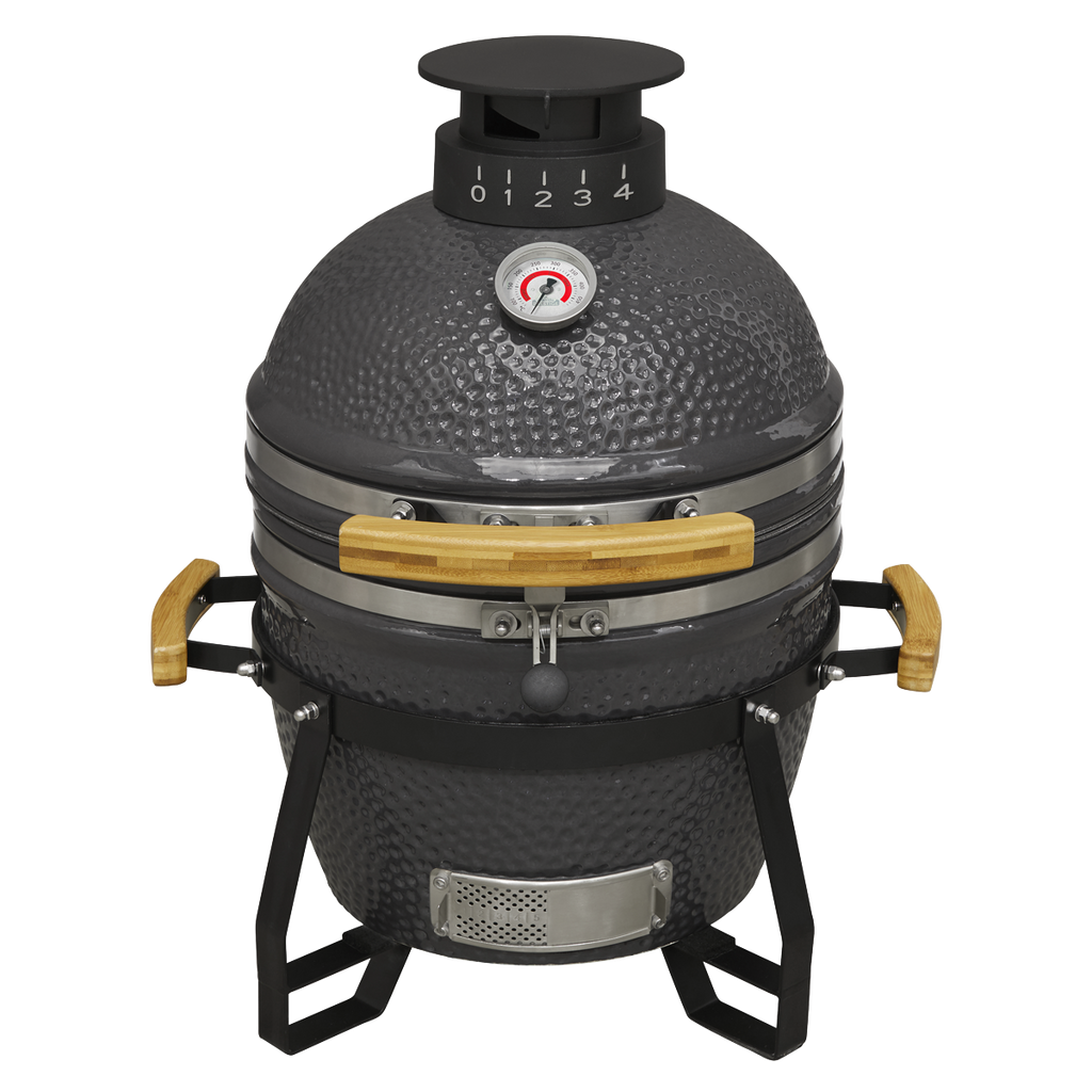Deluxe 16"(40cm) Ceramic Kamado Style BBQ DG158