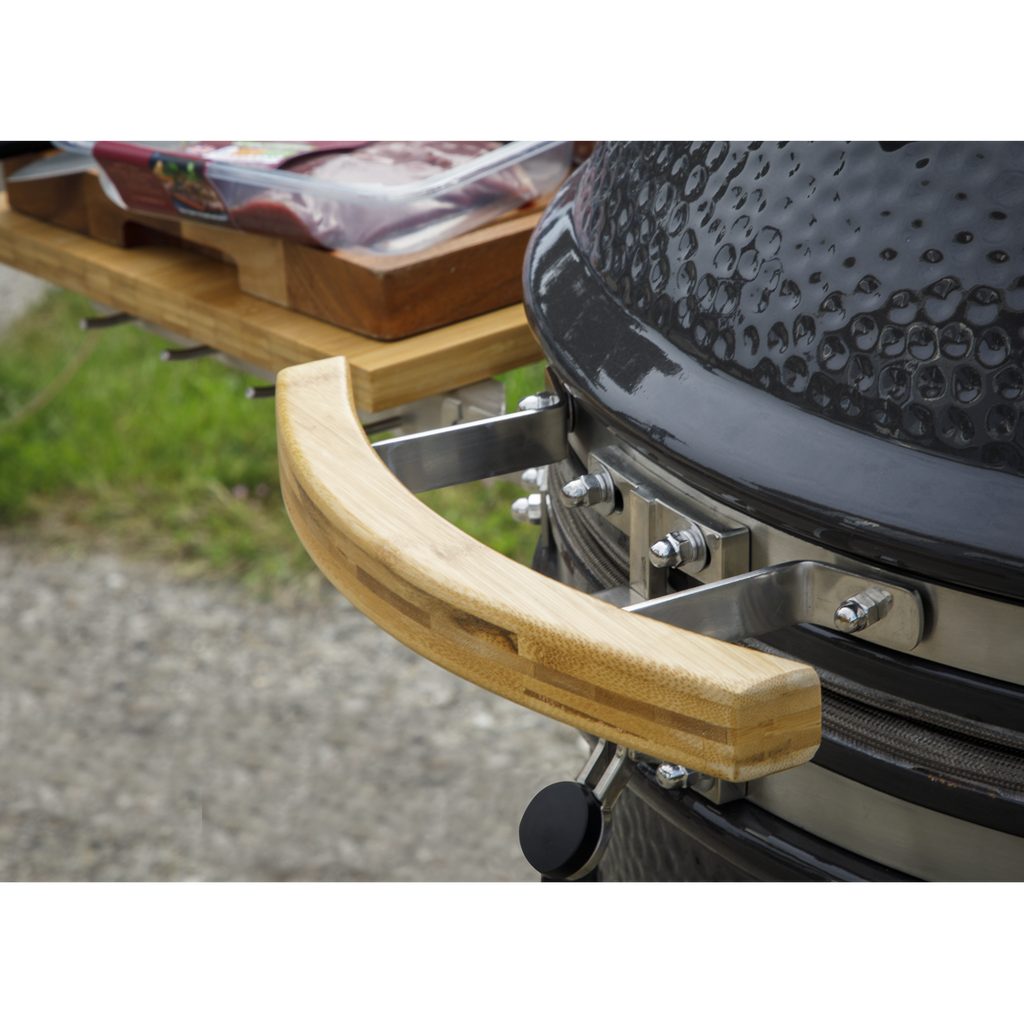 Deluxe 22"(56cm) Ceramic Kamado Style BBQ with Wheeled Stand DG159