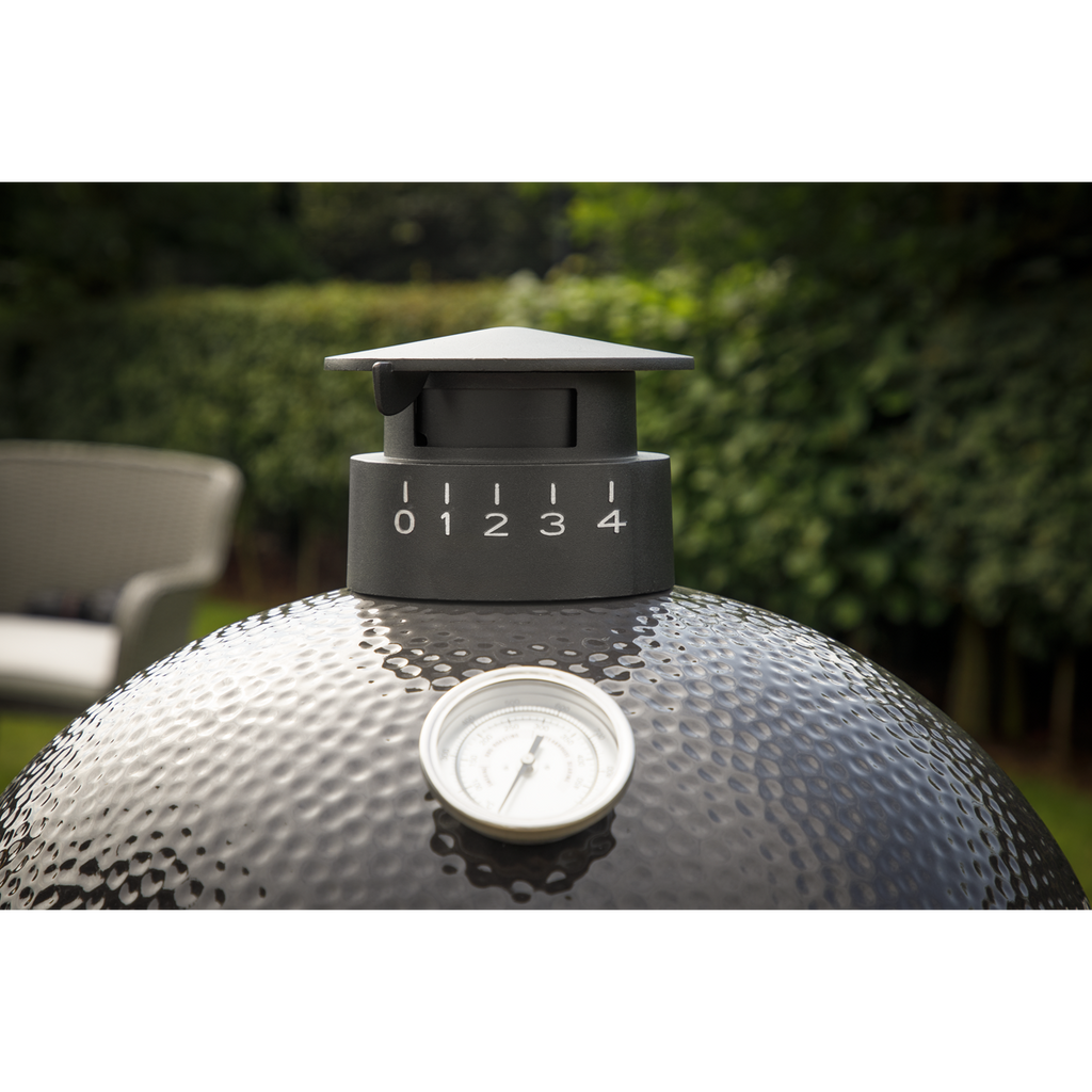 Deluxe 22"(56cm) Ceramic Kamado Style BBQ with Wheeled Stand DG159