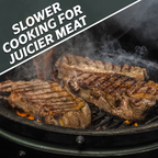 Deluxe 22"(56cm) Ceramic Kamado Style BBQ with Wheeled Stand DG159