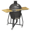 Deluxe 22"(56cm) Ceramic Kamado Style BBQ with Wheeled Stand DG159
