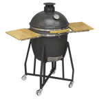 Deluxe 22"(56cm) Ceramic Kamado Style BBQ with Wheeled Stand DG159