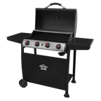 4 Burner Gas BBQ Grill with Piezo Ignition & Thermometer DG15