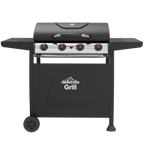 4 Burner Gas BBQ Grill with Piezo Ignition & Thermometer DG15