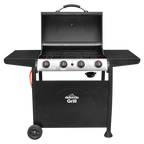 4 Burner Gas BBQ Grill with Piezo Ignition & Thermometer DG15