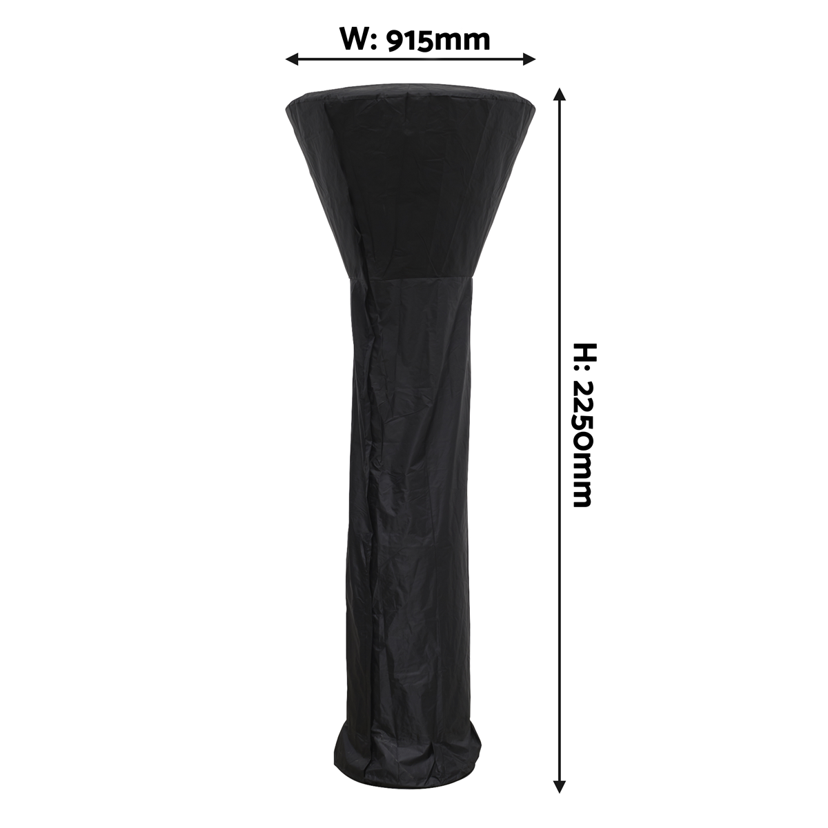 Heavy-Duty Water-Resistant Tower Patio Heater Cover DG179