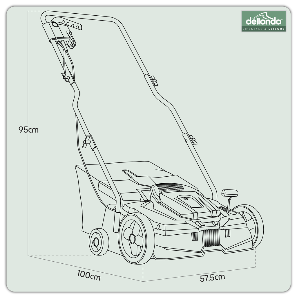 2-in-1 Electric Scarifier & Rake 1500W/230V DG216