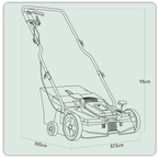 2-in-1 Electric Scarifier & Rake 1500W/230V DG216