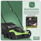 2-in-1 Electric Scarifier & Rake 1500W/230V DG216