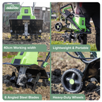 Electric Tiller/Cultivator 1500W/230V DG217