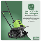 Electric Tiller/Cultivator 1500W/230V DG217