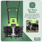 Electric Tiller/Cultivator 1500W/230V DG217