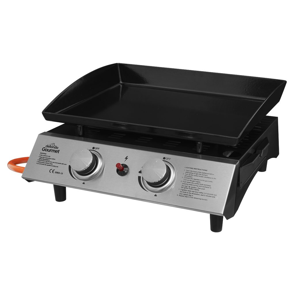 2 Burner Portable Gas Plancha DG21