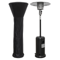 Dellonda 13kW Freestanding Gas Patio Heater with Wheels & Cover - Black DG220