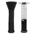 Dellonda 13kW Gas Patio Heater with Cover - Black DG226