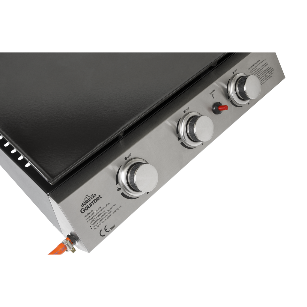 3 Burner Portable Gas Plancha DG22