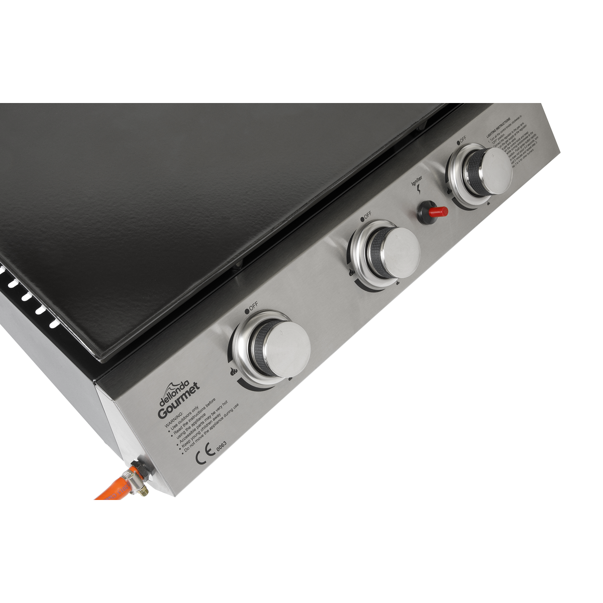 3 Burner Portable Gas Plancha DG22