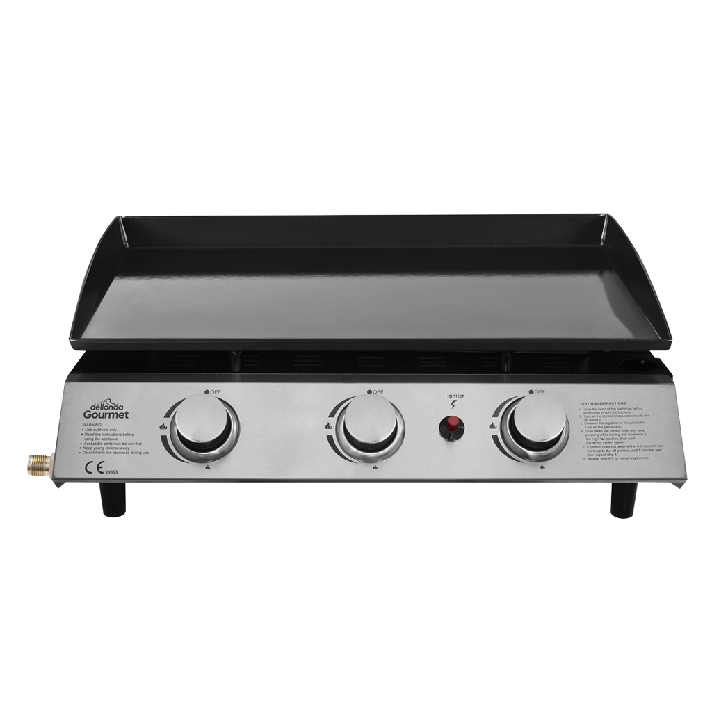3 Burner Portable Gas Plancha DG22