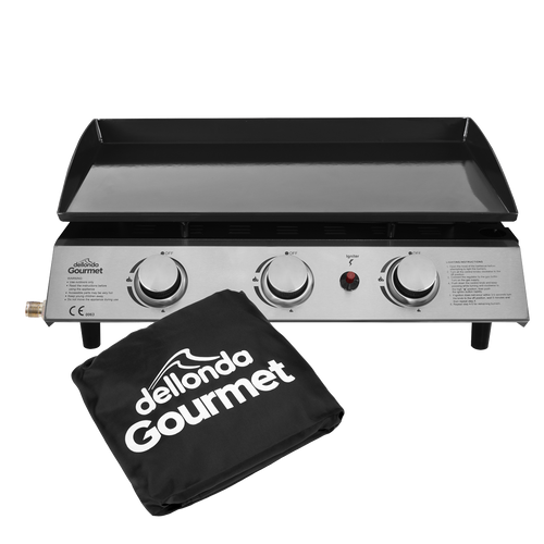 3 Burner Portable Gas Plancha & Cover DG233