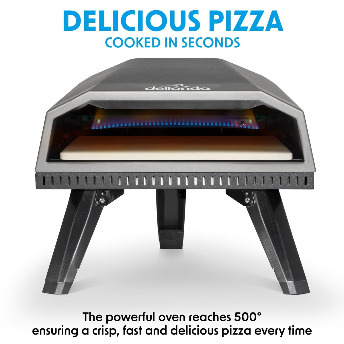 Gas Pizza Oven with Water-Resistant Cover/Carry Bag & 12" Pizza Peel DG257