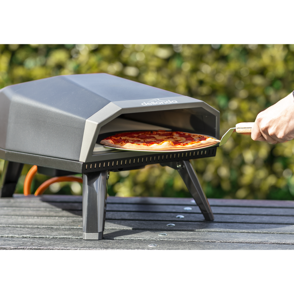 Gas Pizza Oven with Water-Resistant Cover/Carry Bag & 12" Pizza Peel DG257