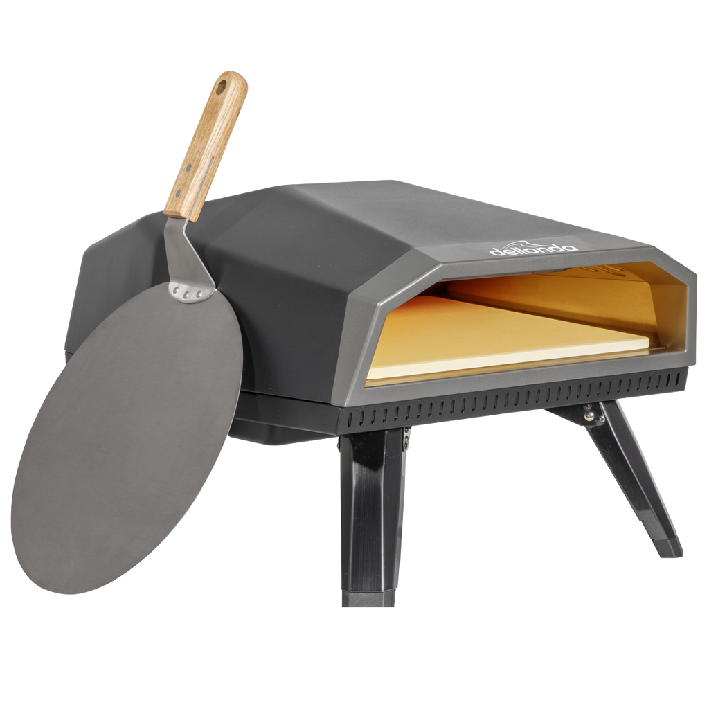 Gas Pizza Oven with Water-Resistant Cover/Carry Bag & 12" Pizza Peel DG257