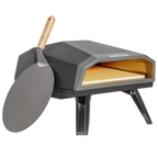Gas Pizza Oven with Water-Resistant Cover/Carry Bag & 12" Pizza Peel DG257