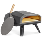 Gas Pizza Oven with Water-Resistant Cover/Carry Bag & 12" Pizza Peel DG257