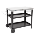Plancha Trolley with Utensil Holder & Stainless Steel Top DG263