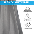 Banana Parasol with Cover 3m - Grey DG264