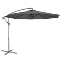 Banana Parasol with Cover 3m - Grey DG264