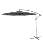Banana Parasol with Cover 3m - Grey DG264