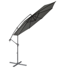 Banana Parasol with Cover 3m - Grey DG264
