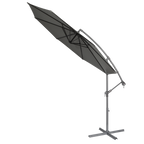 Banana Parasol with Cover 3m - Grey DG264