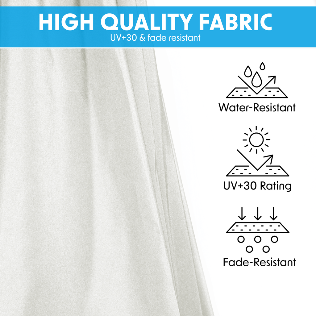Banana Parasol with Cover 3m - Cream DG265