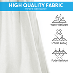 Banana Parasol with Cover 3m - Cream DG265