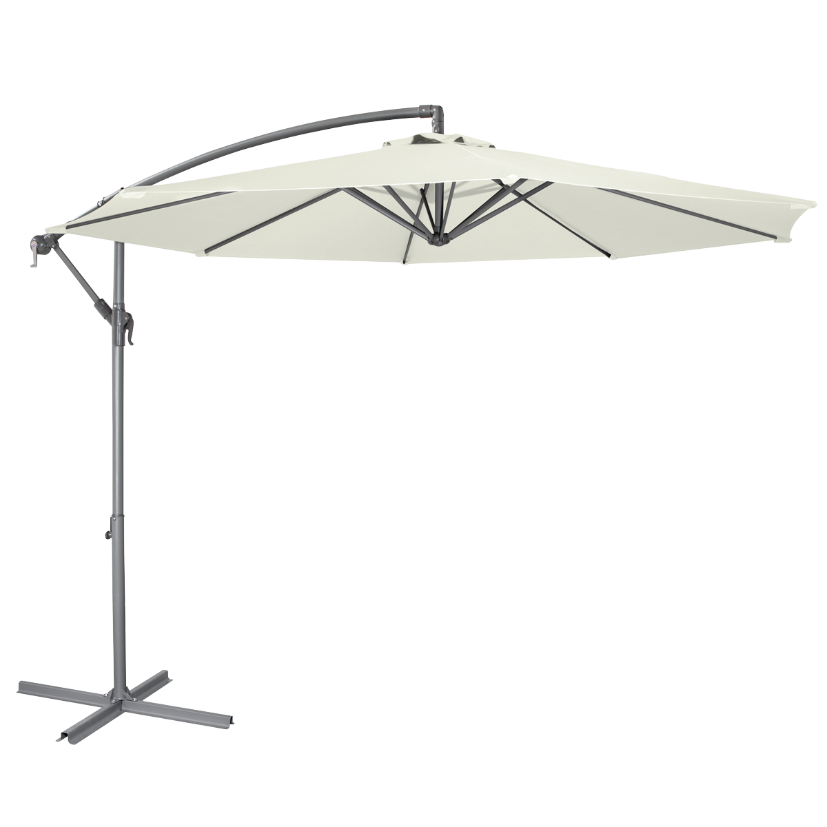 Banana Parasol with Cover 3m - Cream DG265