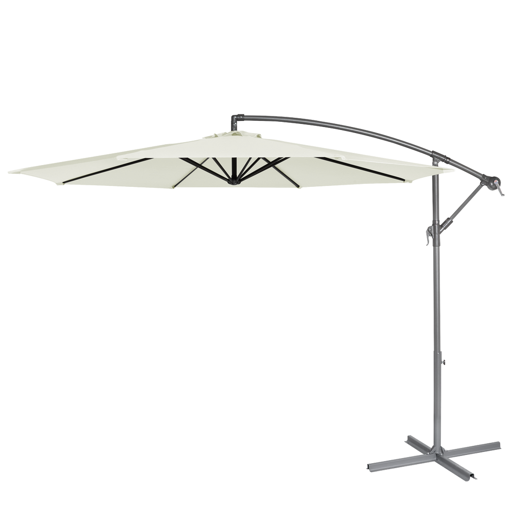Banana Parasol with Cover 3m - Cream DG265