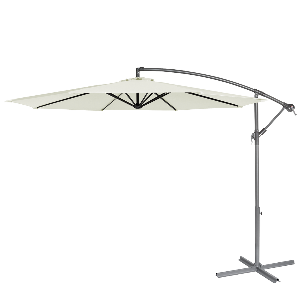 Banana Parasol with Cover 3m - Cream DG265